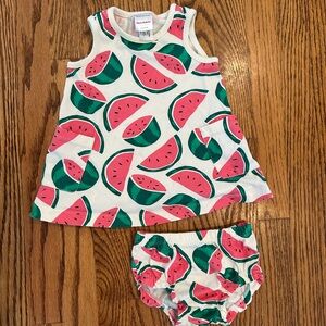 Hanna Anderson Watermelon Dress 6-12M